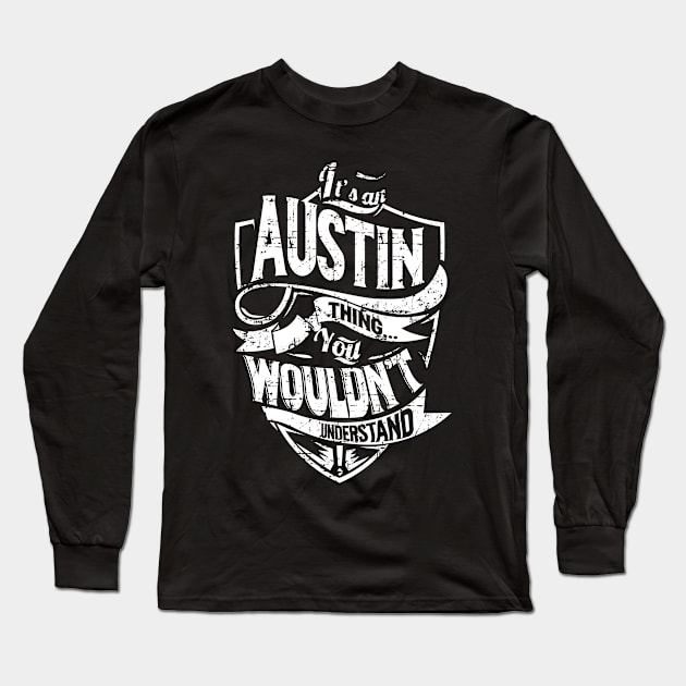 AUSTIN Long Sleeve T-Shirt by davidmarisa